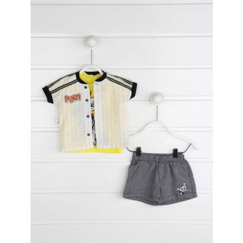 Yellow Summer Baby Boy 3 PCs Set