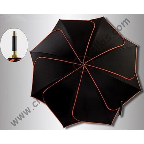 Lotus leaf umbrellas,100%sunscreen,UPF>50+,black coating,formosa taffeta,UV protecting,rotate fluorescent orange piping