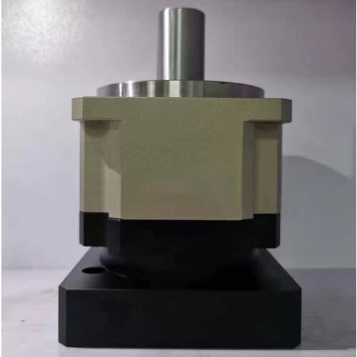 Helical gear planetary gearbox reducer 3 arcmin Ratio 3:1 to 10:1 for 110mm 1kw 2kw AC servo motor input shaft 19mm