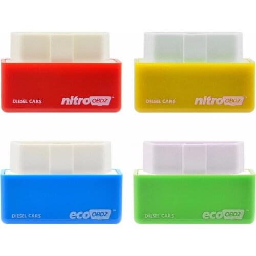 1Pc Cars ECO Nitro Obd2 Benzine Diesel Chip Tuning Box PCB Plug Drive Flash Ecu More Power Torque Save Fuel Power15% More Torque