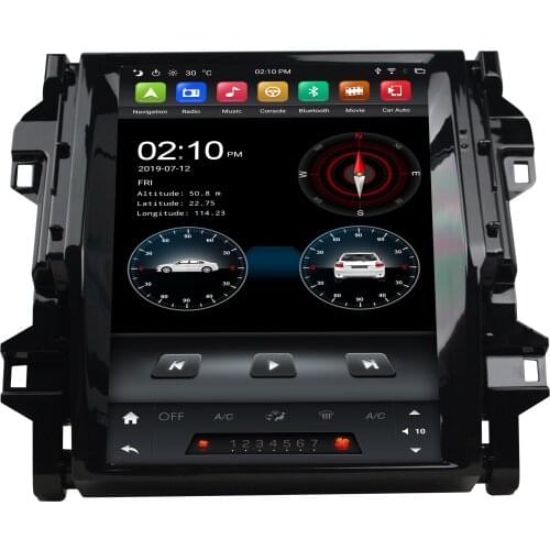 1024*768 IPS 6-Core PX6 Android 9.0 Tesla style 12.1" Car DVD for Toyota Fortuner 2016 Bluetooth WIFI GPS Stereo Radio Player