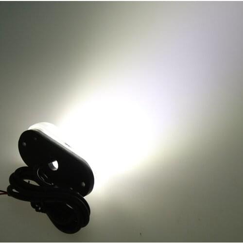 12V Waterproof White Underwater 6 LED Lights for Boat Yacht Surface Mount