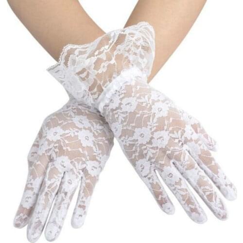 2018 New Fashion Lady lace gloves 1 Pair