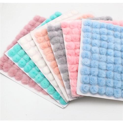 3cm Pompoms Ball 30mm Real Mink Fur Pompom 30mm Pom Pom Balls for Sewing Keychain Hats DIY Jewelry Crafts Materials