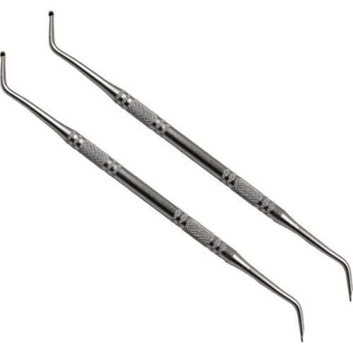 30pcs/lot Professional Ingrown Toe Nail Lifter Correction Double head Nail File Tool Foot Nail Care Hook dirt Cleaning Spoon