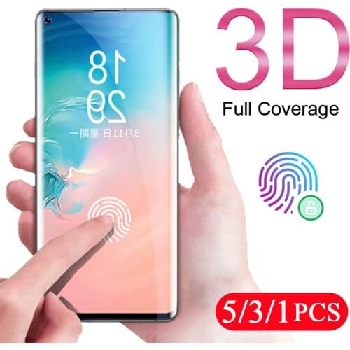 5/3/1Pcs for Samsung Galaxy S20 Ultra S10 5G S10E lite S9 S8 plus S7 edge tempered glass phone protective screen protector film