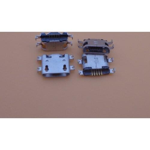 50pcs/lot New micro USB connector socket jack charger Charging Port Dock Repair plug for Lenovo B8080 YOGA Tablet2-1050 YT2-1050