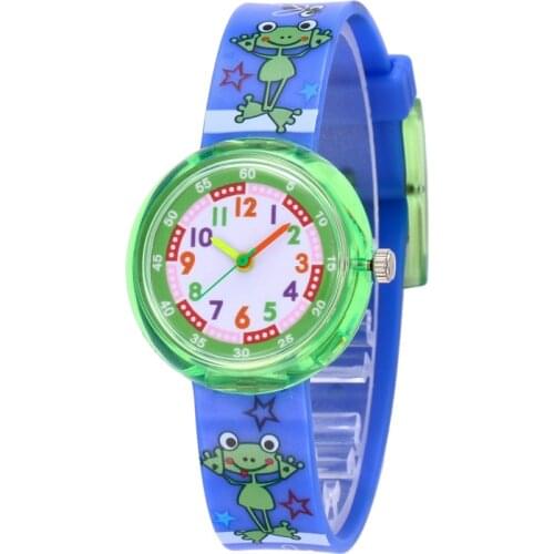 Brand New Fashion Cute Harajuku The Frog Boys Girls Children Watch SportS Jelly Watch Women HOT Cartton Wrist Watch