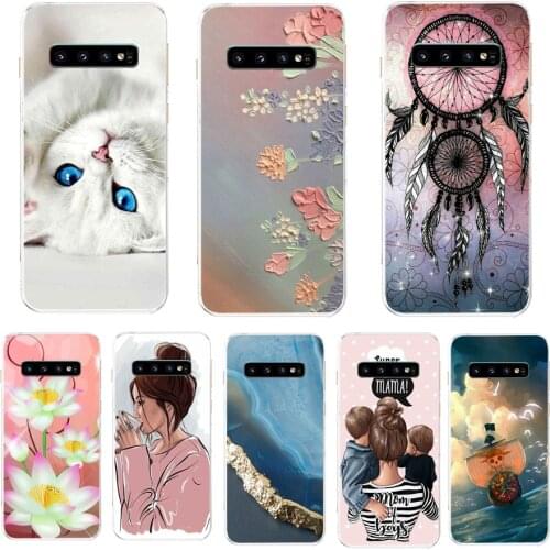 For Samsung Galaxy S10 Case S10Plus Silicone TPU Cover Phone S10 E Case On For Samsung S10 Plus G975F S 10 SM-G973F shell