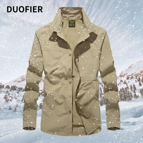 Мужские теплые рубашки DUOFIER China At AliExpress