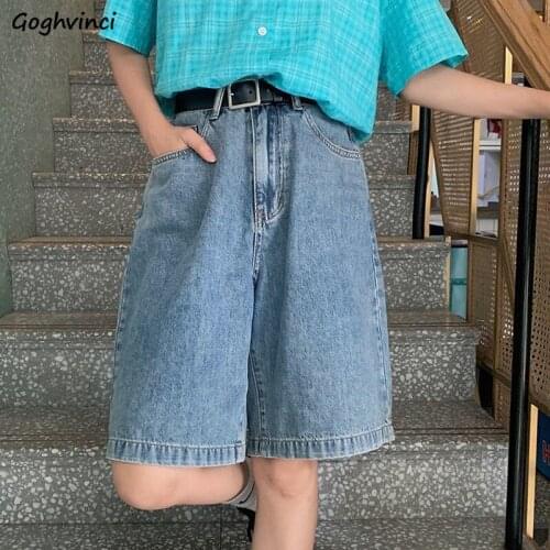 Jeans Women Loose Vintage Minimalist College High Street Harajuku Trendy Summer Casual High Waist All-match Ladies Teens New Ins
