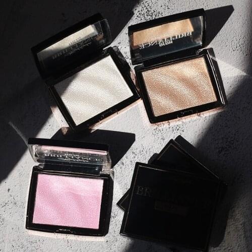 Highlighter Makeup Shimmer Powder Highlighter Palette Base Illuminator Highlight Face Contour Golden Bronzer