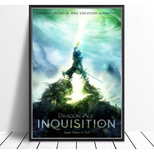 Dragon Age Inquisition Video Game Canvas Poster Home Wall Painting Decoration (No Frame)