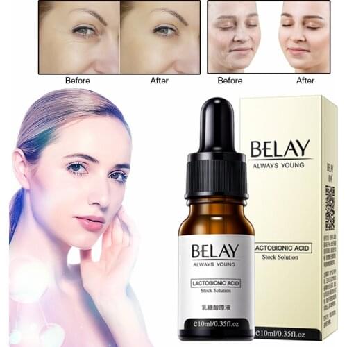 Instant Shrink Pores Serum ZeroPore Lactobionic Acid Face Essence Anti-Aging Anti-Oxidation Minimize Pore Lift Firming Skin Care
