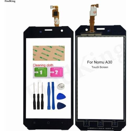 Mobile Touch Sceen For Nomu A30 Touch Screen Digitizer Panel Front Glass Lens Sensor TouchScreen 3M Glue