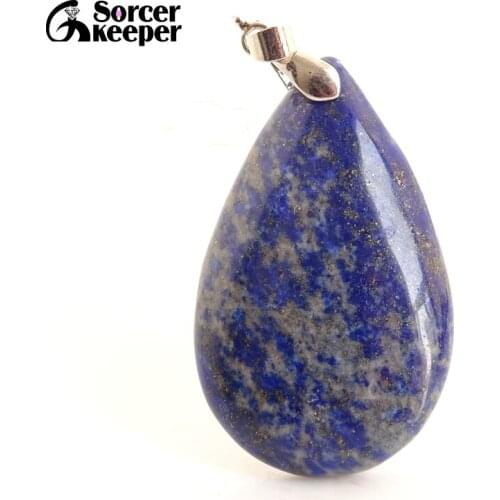 Mens Bijoux Blue Lapis Lazuli Beads Necklaces & Pendants Natural Stones Beads for Jewelry Making Accessories Womens Gift BF224