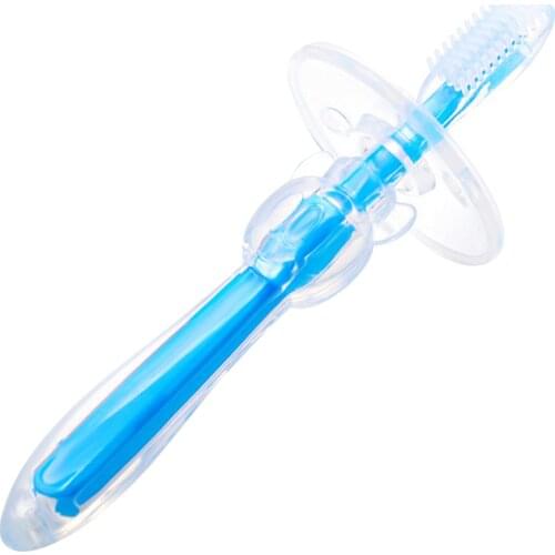 Soft Safe Bendable Teether Training Teeth Toothbrush Baby Infants Kids Brush New For Children Baby Infant Newborn Brush Tool