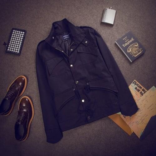 New Men Casual fashion military Windbreaker brand Jacket Waterproof long sleeves Clothes dropshipping top Coat plus size S~4XL