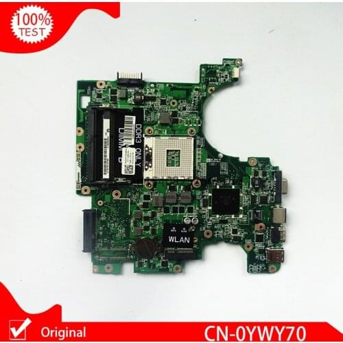 Original CN-0YWY70 0YWY70 YWY70 For DELL Insprion 17R 1764 1564 Laptop Motherboard DAUM3BMB6E0 HM55 DDR3 Notebook Mainboard