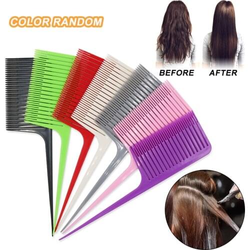 Profession Dyeing Comb Weave Comb Tail Pro-hair Dyeing Combs Weaving Cutting