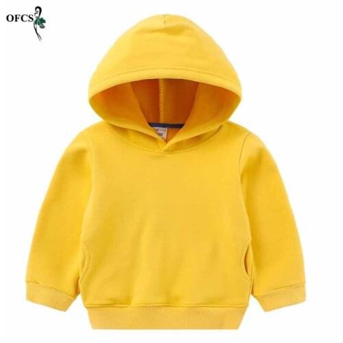 Selling 80-150 Boys Girls Hoodies Clothes Children Winter Thick Sweatshirts Toddler Casual Sweater Kids Sweatshirts Tee For Girl