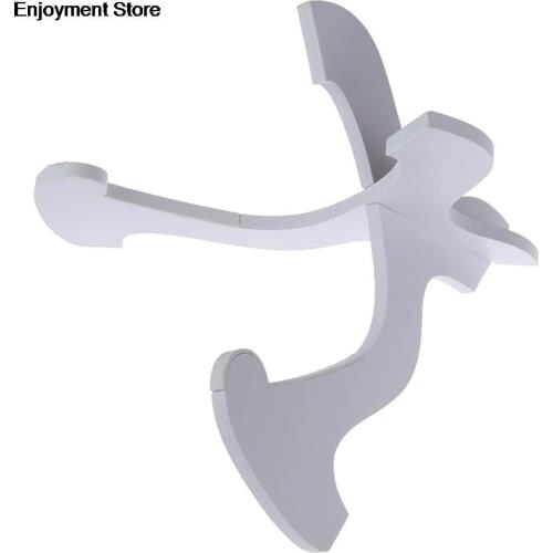 1pc Foldable Hardwood Guitar Bass Collapsible Holder Stand Ukulele Violin Collapsible Holder Guitar Accessories