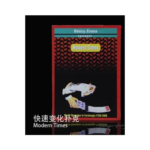 Modern Times By Henry Evans - Card Magic,Free Shipping Magic Accessories,Mentalism Tricks,Stage Magic Illusions