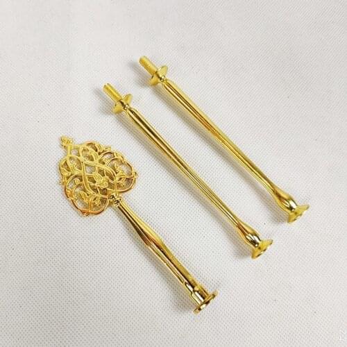 10 Set Hardware Fittings for Cake Stand Mold 2&3 Tier Cake Stand Fittings Hardware Holder for Resin Crafts DIY Making Cupcake