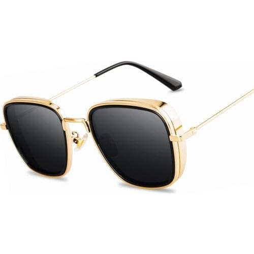 2021 Fashion Vintage Oversize Square Sunglasses Lady Luxury Retro Metal Glasses Driving Mirror Rectangle GlassesUV400 Oculos De