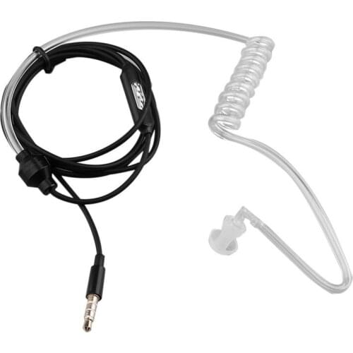 4 Colors Professional Secret Service Air Tube 3.5mm Anti Radiation Mobile Phone Headsets Headphone Earphone With Air Pipe