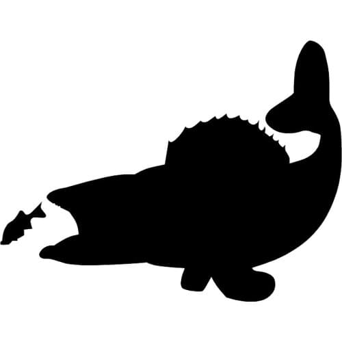 40740# Die-Cut Vinyl Decal Walleye with Bait Car Sticker Waterproof Auto Decors on Car Body Bumper Rear Window