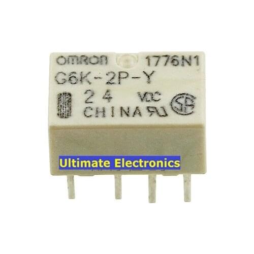 5pcs G6K-2P-Y- DC5V 5VDC DC12V 12VDC DC24V 24VDC G6K-2P-Y-5VDC G6K-2P-Y-12VDC G6K-2P-Y-24VDC relay
