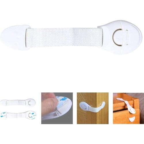 6Pcs Baby Drawer Cupboard Cabinet Door Drawers Lengthened Safety Locks Latches