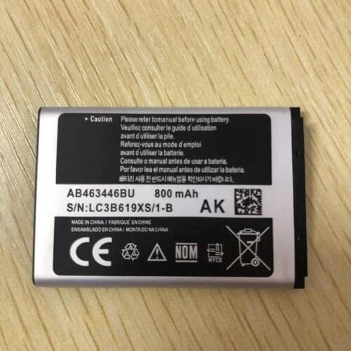 10PCS Original Replacement Battery For Samsung X520 F258 E878 S139 M628 E1200M E1228 X160 Genuine AB043446BE AB463446BU 800mAh
