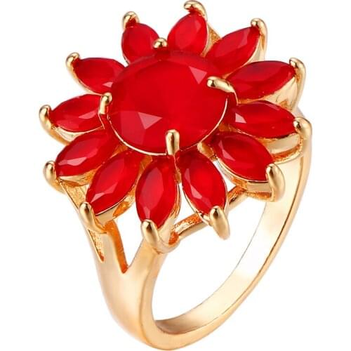 Bettyue Brand Fashion Flower Charm Dazzling Ring Romantic AAA Zircon Ring For Woman Jewelry Wedding Gift Party