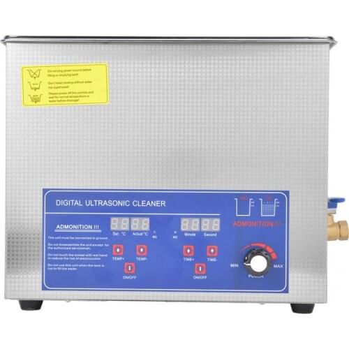 40AL 10L Digital Ultrasonic Cleaner Adjustable Temperature Ultrasonic Cleaning Machine New