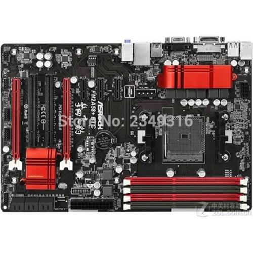 For ASRock FM2A58+ BTC Original Used Desktop Motherboard A58 Socket FM2+ DDR3 SATA2 USB2.0 Micro ATX