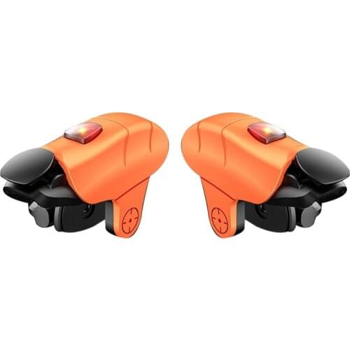 2PCS Phone Gaming Trigger Gamepad Button for PUBG LOL L1R1 Shooter Game Controller for iPhone Android Phone