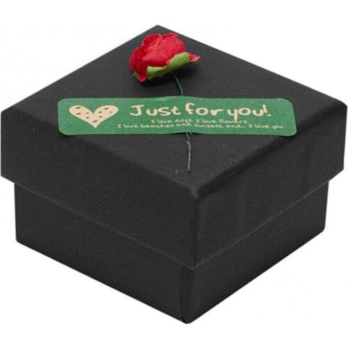 50% Hot Sales Rose Sunflower Design Brooch Bracelet Necklace Earring Jewelry Gift Storage Case