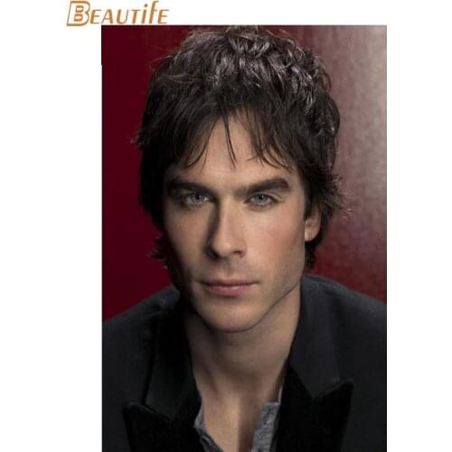 Hot Sale Custom Ian Somerhalder Poster Home Decoration Fashion Silk Fabric Wall Poster Custom Poster