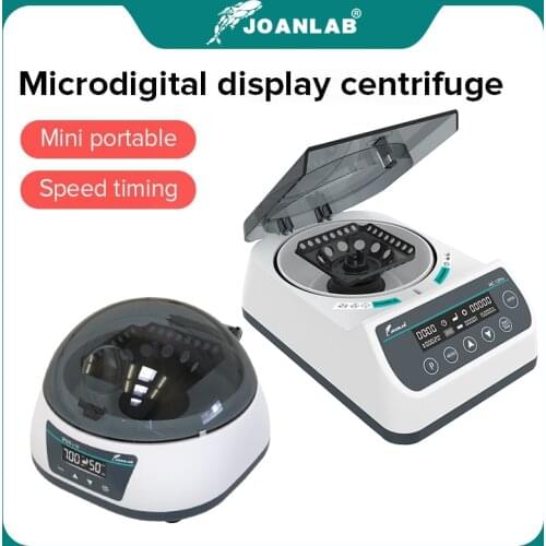 Pcr Micro Centrifuge Machine Digital High-speed Prp Plasma Centrifuge Lab 12000rpm 0.2/0.5/1.5/2ml Centrifuge Tube 110v To 220v