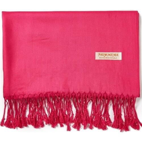 Solid Silk Viscose Scarf Shawl Stole Hijab Tassels Shine For Women Large Soft High Quality Luxury Good Present 200g 70X200cm