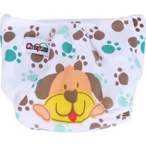 Newborn Cartoon Printed Diapers Baby Summer Cloth Diaper Cover Adjustable Reusable Washable Nappy Toddler Infants Training Pant