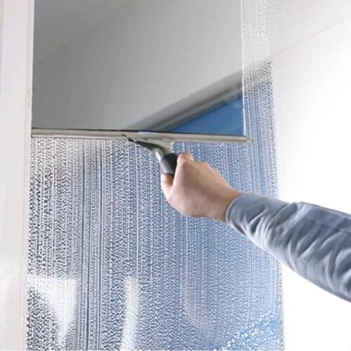 Steel Window Glass Wiper Windshield Cleaner Mirror Tools Cleaning Cleaning Scraper Brush Tool Table M2Z8