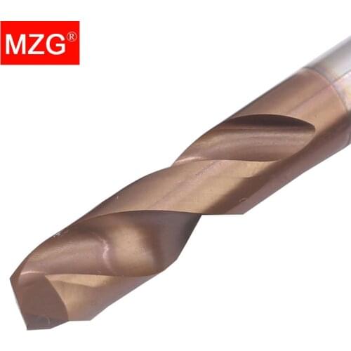 MZG Straight Shank Tungsten Steel HRC55 3.5mm 3.8mm 4.0mm Drill Bits for CNC Precision Hole Machining Milling Drilling