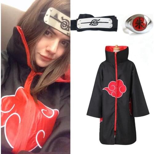 Unisex Anime Cloak Cosplay Costume Ring Headband Women Men Gifts Accessories Keychain