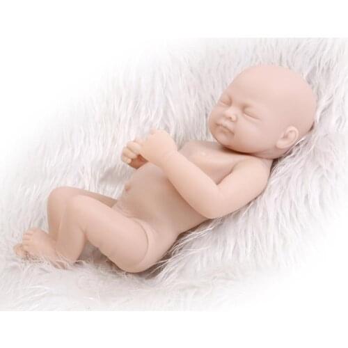 26cm Vinyl Reborn Doll Kit Anatomically Doll Mould Reborn Baby Dolls Creative Lifelike Handmade Reborn Doll Kits Full Limbs