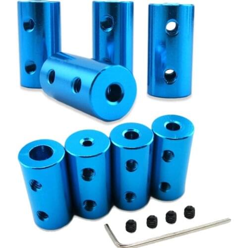 10x20mm Aluminum Alloy Rigid Coupling Coupler Motor Connector Connecting Shaft Sleeve For DIY Boat Model