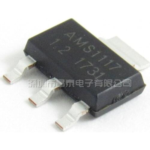 10pcs / 1 lot AMS1117-1.2 SOT-223 power IC buck IC linear voltage regulator LDO patch