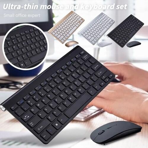 2.4G Wireless Keyboard Computer Mouse Gamer Sets Slim 78-key Home Office PC Keypad 1200 DPI USB Wireless Mouse For PC Laptop